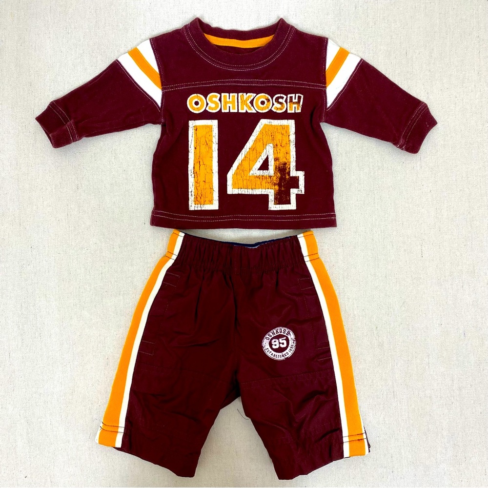 OshKosh B’gosh Baby’s Athletic Pants & Shirt Set